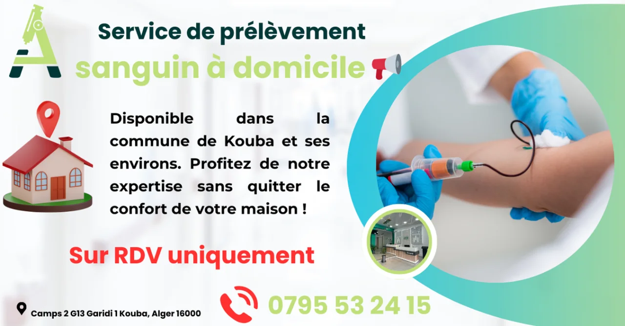 Service de Prélèvement Sanguin à Domicile