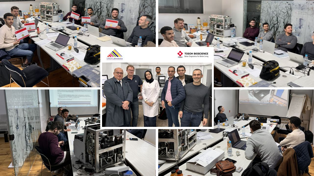 Visite de Tosoh Bioscience & I.M.D au Laboratoire ATTIA : Excellence et Maîtrise technologique