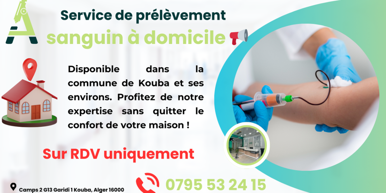 Service de Prélèvement Sanguin à Domicile